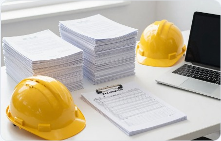 Cascos de seguridad, documentación y equipo de inspección STPS